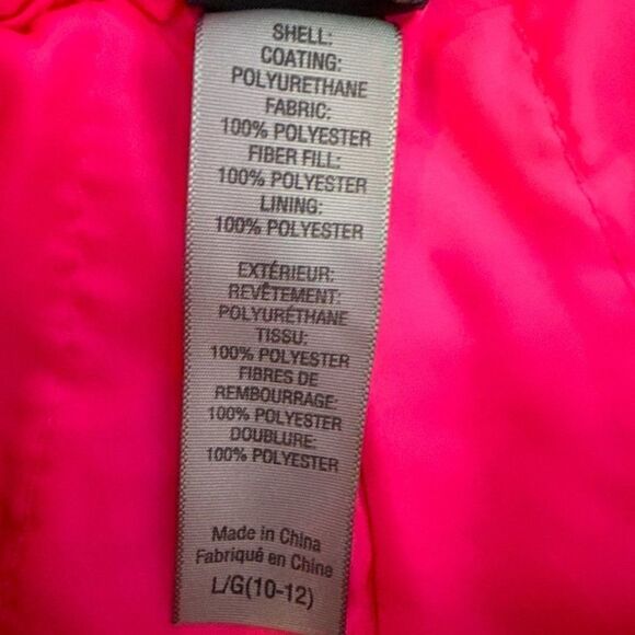 Champion girls, hot pink snow pants size 10-12 - Picture 5 of 12